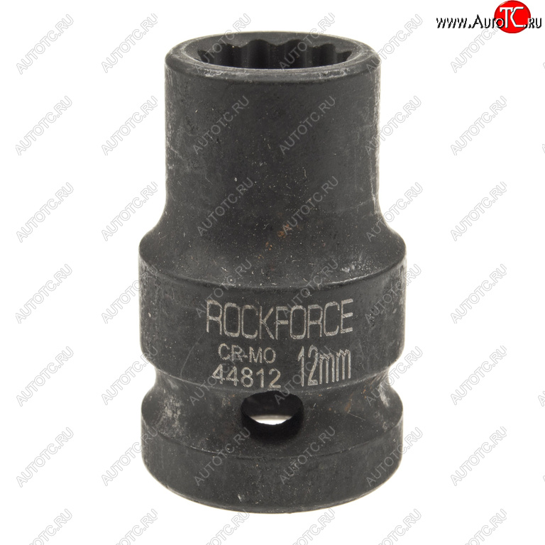 152 р. Головка торцевая 12 12мм 12-ти гранная ударная L=39мм ROCKFORCE ROCKFORCE rf-44812  с доставкой в г. Вологда