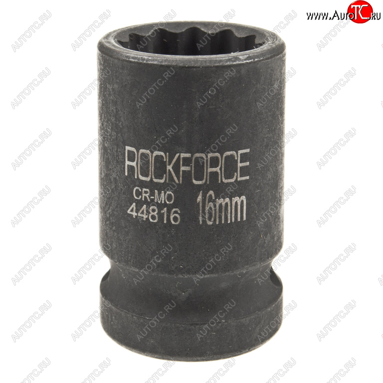 177 р. Головка торцевая 12 16мм 12-ти гранная ударная L=58мм ROCKFORCE ROCKFORCE rf-44816  с доставкой в г. Вологда