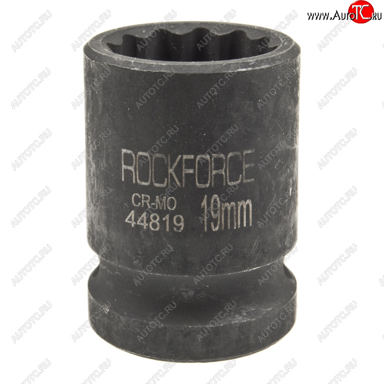200 р. Головка торцевая 12 19мм 12-ти гранная ударная L=58мм ROCKFORCE ROCKFORCE rf-44819  с доставкой в г. Вологда