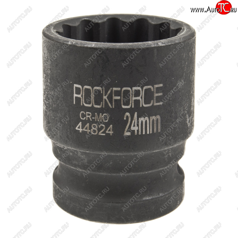 369 р. Головка торцевая 12 24мм 12-ти гранная ударная L=40мм ROCKFORCE ROCKFORCE rf-44824  с доставкой в г. Вологда
