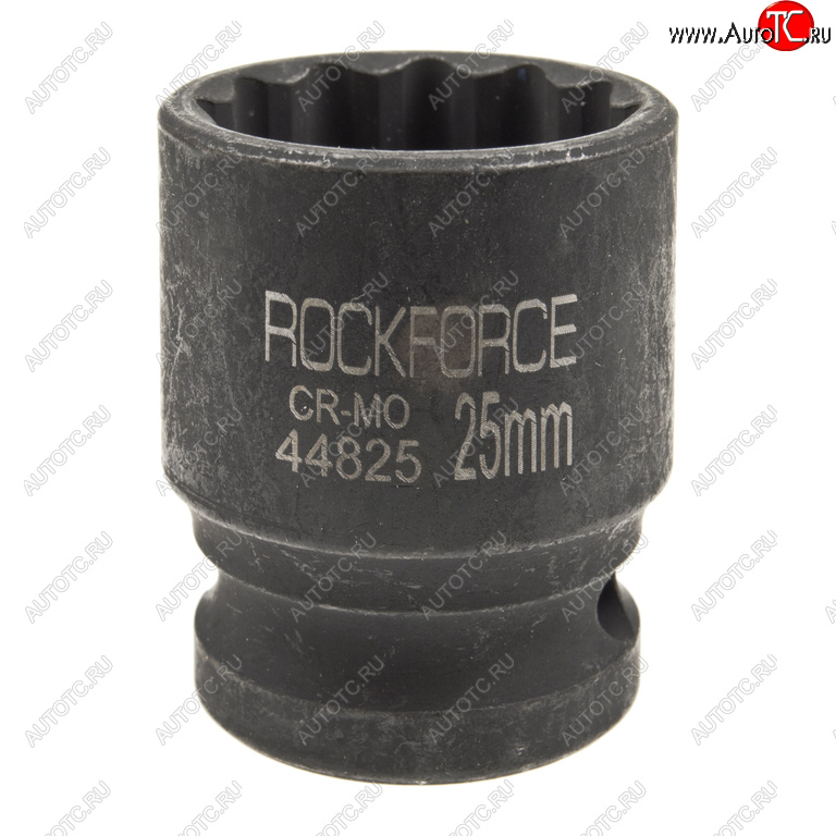 379 р. Головка торцевая 12 25мм 12-ти гранная ударная L=43мм ROCKFORCE ROCKFORCE rf-44825  с доставкой в г. Вологда