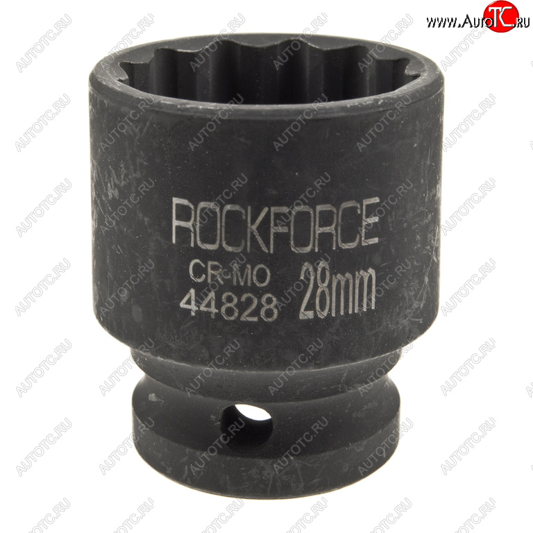 439 р. Головка торцевая 12 28мм 12-ти гранная ударная L=43мм ROCKFORCE ROCKFORCE rf-44828  с доставкой в г. Вологда