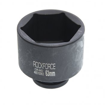 Головка торцевая 34 63мм ударная удлиненная L=90мм ROCKFORCE ROCKFORCE rf-46510063