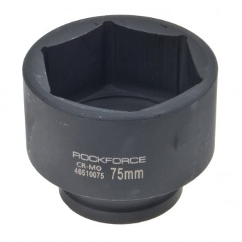 Головка торцевая 34 75мм ударная удлиненная L=90мм ROCKFORCE ROCKFORCE rf-46510075