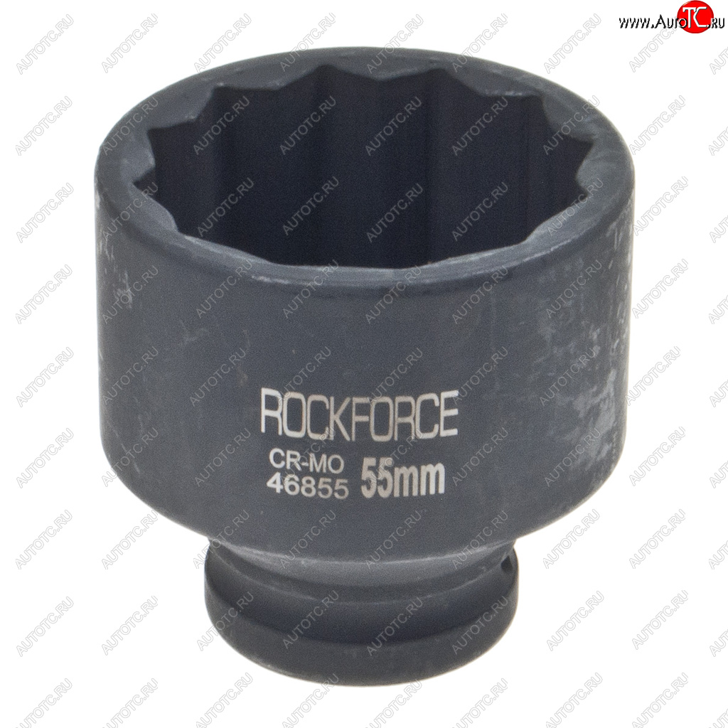 1 279 р. Головка торцевая 34 55мм 12-ти гранная ударная глубокая ROCKFORCE ROCKFORCE rf-46855  с доставкой в г. Вологда