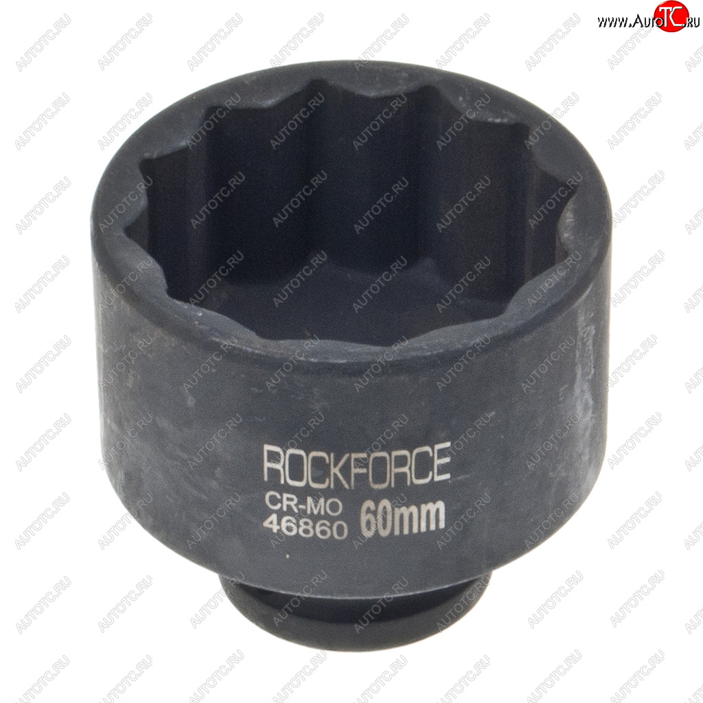 1 559 р. Головка торцевая 34 60мм 12-ти гранная ударная глубокая ROCKFORCE ROCKFORCE rf-46860  с доставкой в г. Вологда