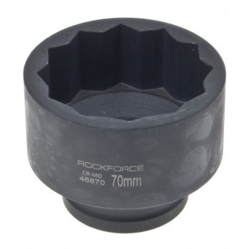 Головка торцевая 34 70мм 12-ти гранная ударная глубокая ROCKFORCE ROCKFORCE rf-46870
