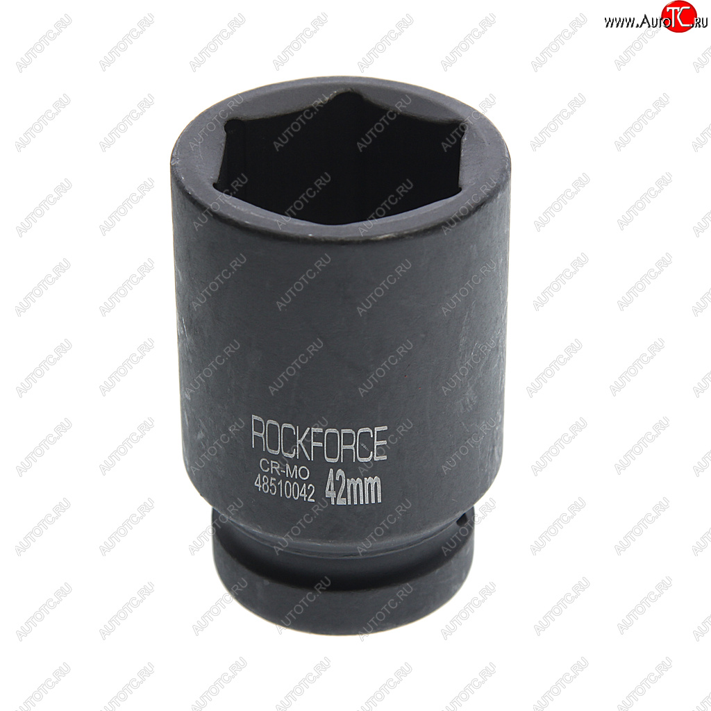 1 089 р. Головка торцевая 1 42мм ударная удлиненная L=90мм ROCKFORCE ROCKFORCE rf-48510042  с доставкой в г. Вологда