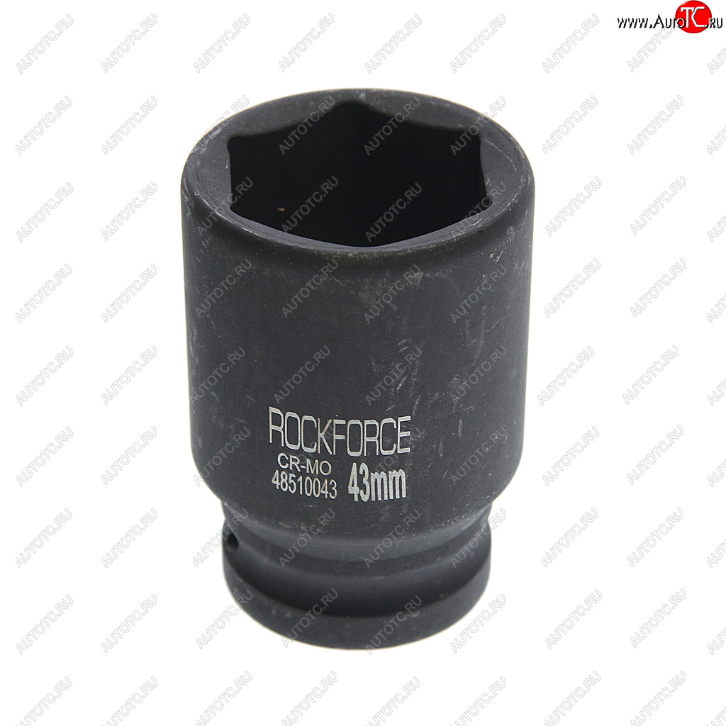 999 р. Головка торцевая 1 43мм ударная удлиненная L=90мм ROCKFORCE ROCKFORCE rf-48510043  с доставкой в г. Вологда