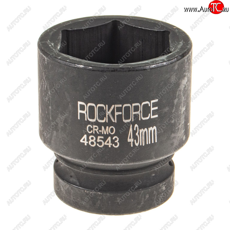1 049 р. Головка торцевая 1 43мм ударная L=68мм ROCKFORCE ROCKFORCE rf-48543 ROCKFORCE rf-48543  с доставкой в г. Вологда