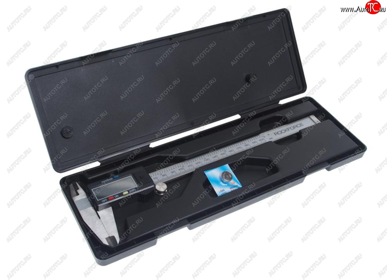 3 899 р. Штангенциркуль 200мм 0.01мм цифровой в футляре ROCKFORCE ROCKFORCE rf-5096pe2  с доставкой в г. Вологда