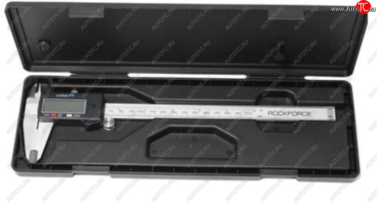 5 299 р. Штангенциркуль 250мм 0.01мм цифровой в футляре ROCKFORCE ROCKFORCE rf-5096pe3  с доставкой в г. Вологда