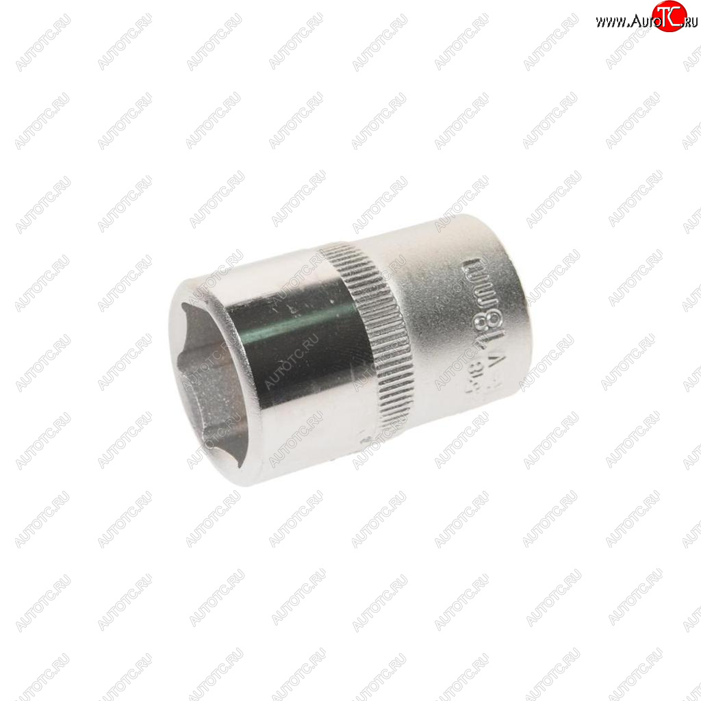 123 р. Головка торцевая 12 18мм L=38мм ROCKFORCE ROCKFORCE rf-54518  с доставкой в г. Вологда