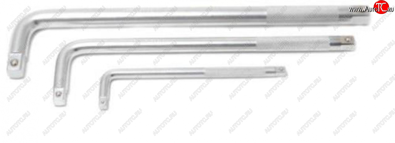 459 р. Вороток 12 L=250мм Г-образный с накаткой ROCKFORCE ROCKFORCE rf-8154250  с доставкой в г. Вологда