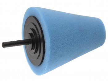 Губка для полировки 80x30мм конусная для дрели синяя ROCKFORCE ROCKFORCE rf-pl80m