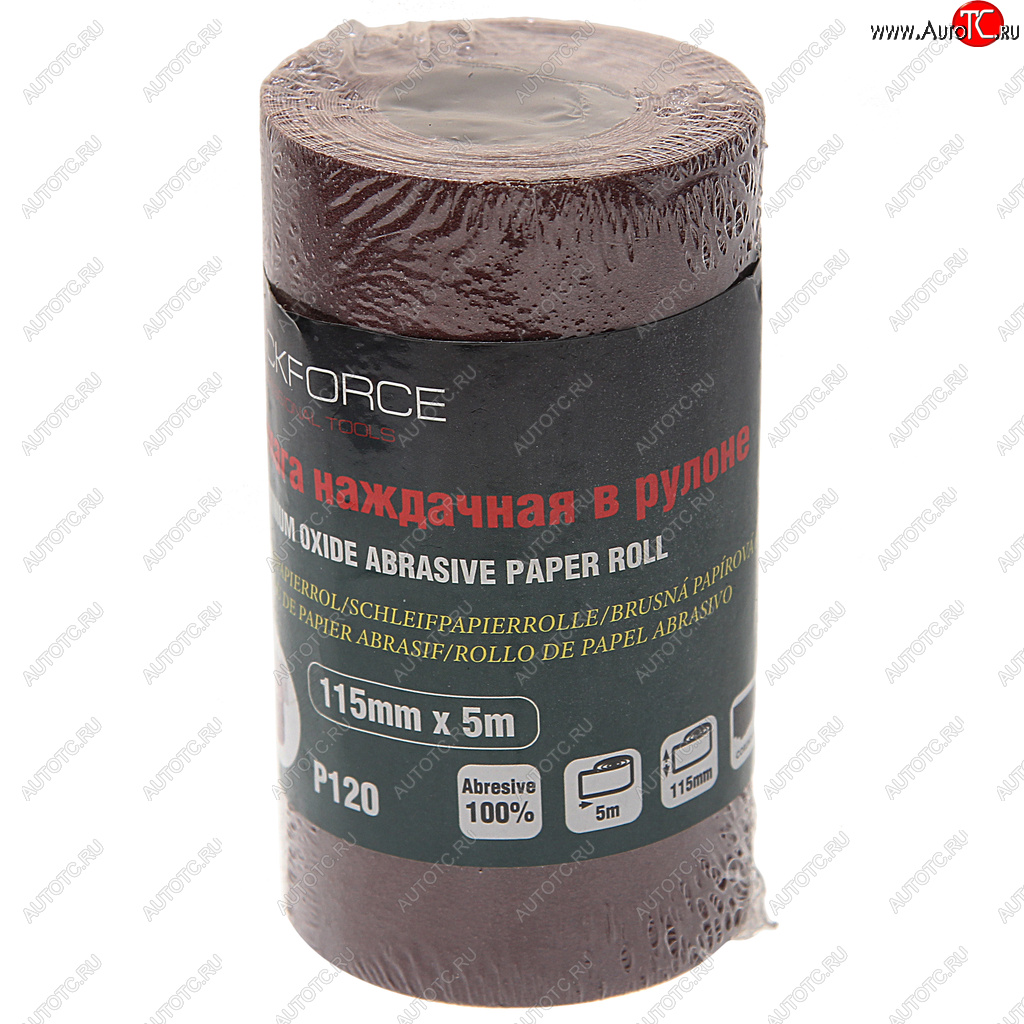 280 р. Бумага наждачная P-120 115ммх5м рулон ROCKFORCE ROCKFORCE rf-sr2120a  с доставкой в г. Вологда
