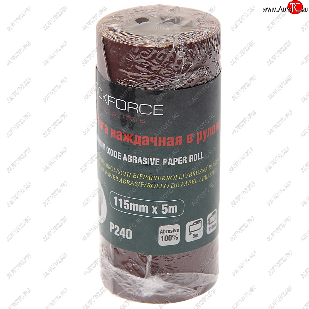 299 р. Бумага наждачная P-240 115ммх5м рулон ROCKFORCE ROCKFORCE rf-sr2240a  с доставкой в г. Вологда