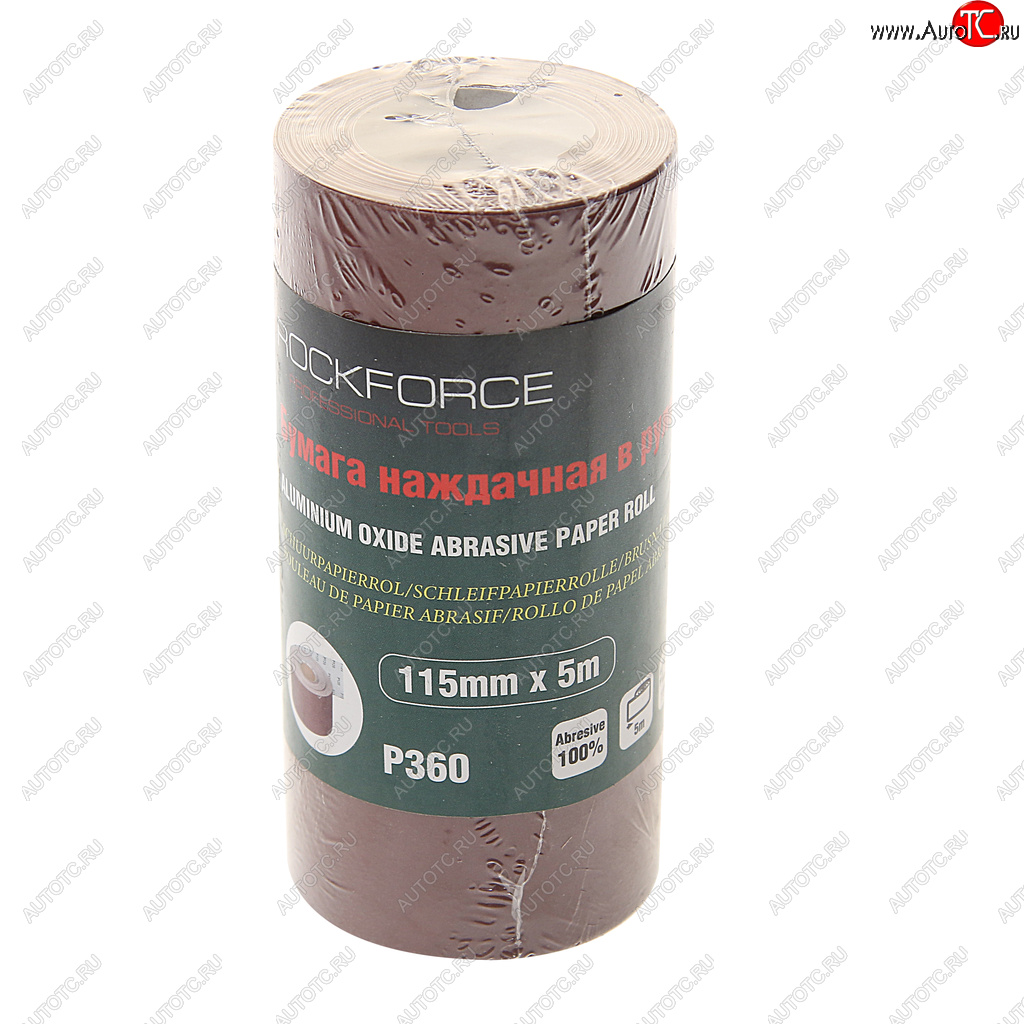 299 р. Бумага наждачная P-360 115ммх5м рулон ROCKFORCE ROCKFORCE rf-sr2360a  с доставкой в г. Вологда
