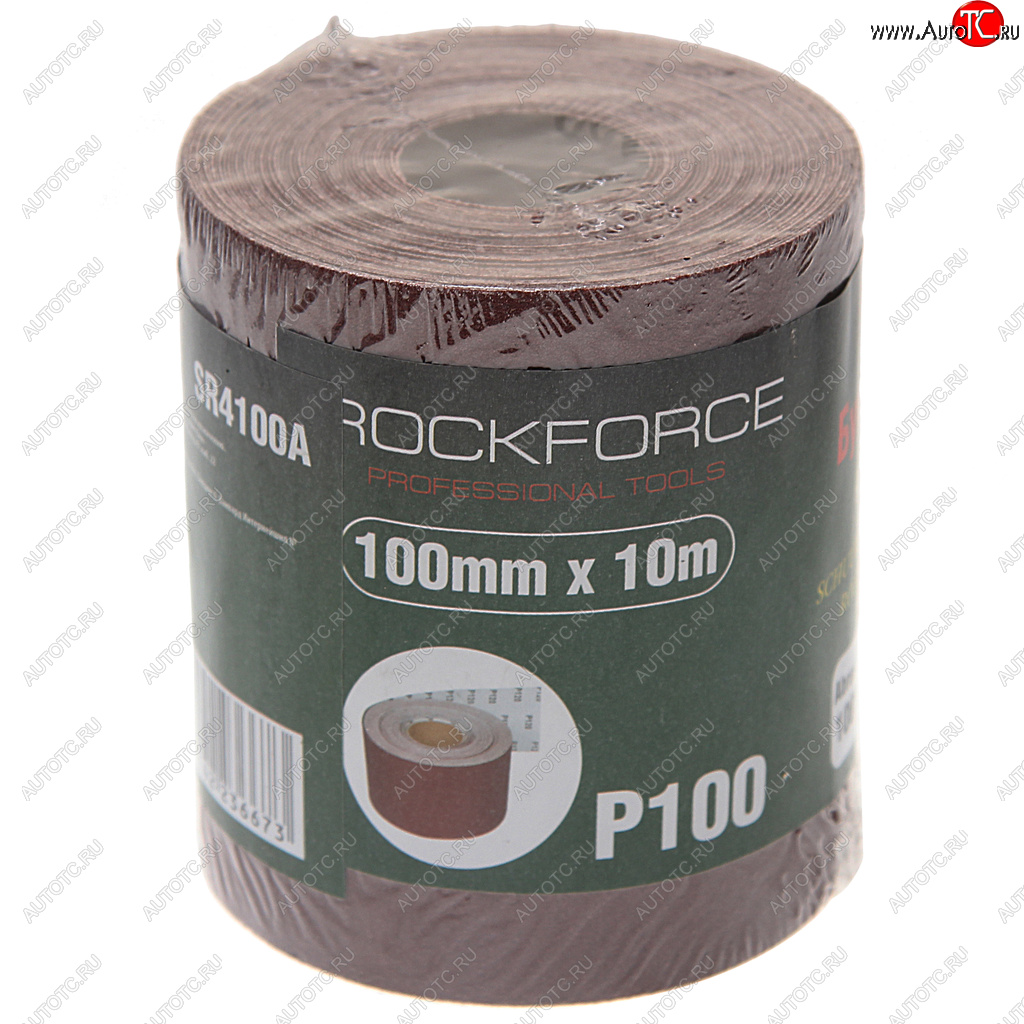 549 р. Бумага наждачная P-100 100ммх10м рулон ROCKFORCE ROCKFORCE rf-sr4100a  с доставкой в г. Вологда
