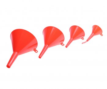 102 р. Воронка 50, 75, 95, 115мм пластиковая 4 предмета REDMARK REDMARK rm834  с доставкой в г. Вологда. Увеличить фотографию 2