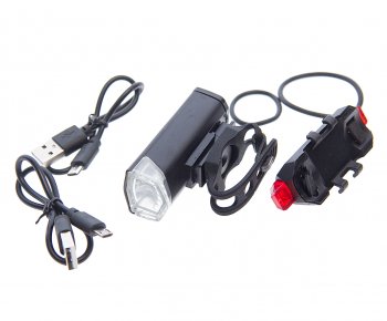 999 р. Фонарь велосипедный набор USB кабель с аккумулятором 480mAh Led NO NAME rpl-2255dc-918  с доставкой в г. Вологда. Увеличить фотографию 2