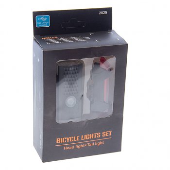 999 р. Фонарь велосипедный набор USB кабель с аккумулятором 480mAh Led NO NAME rpl-2255dc-918  с доставкой в г. Вологда. Увеличить фотографию 3