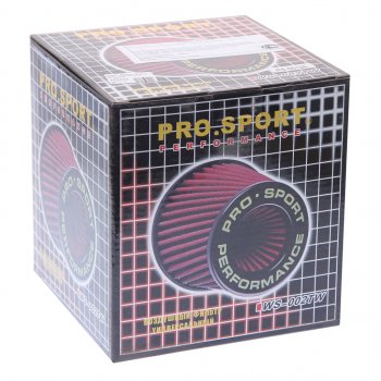 1 399 р. Фильтр воздушный PRO SPORT TORNADO красный хром широкий d=70 PRO SPORT rs-00126  с доставкой в г. Вологда. Увеличить фотографию 4