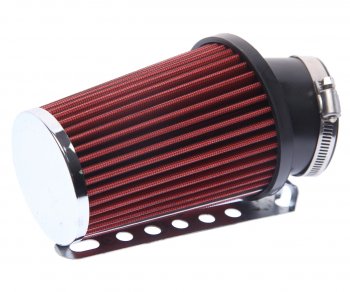Фильтр воздушный PRO SPORT компакт угловой красный хром d=70 PRO SPORT rs-00769