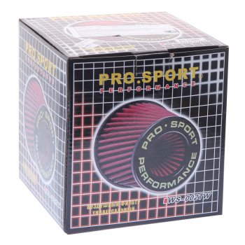 1 299 р. Фильтр воздушный PRO SPORT FLOW красный хром d=70 PRO SPORT rs-03601  с доставкой в г. Вологда. Увеличить фотографию 4