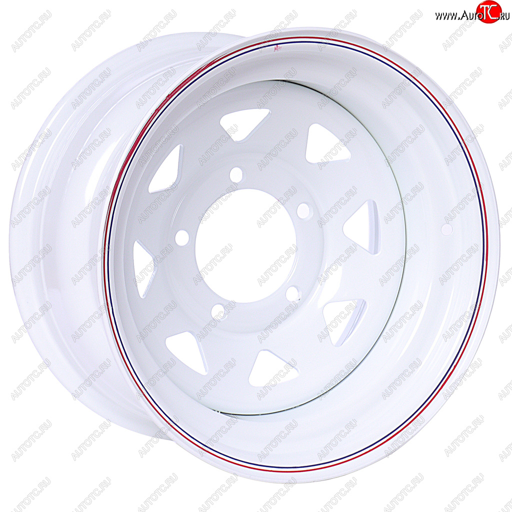 5 599 р. Диск колесный УАЗ R15 A17 White  r-steel 5x139,7 ет-19 d-110  с доставкой в г. Вологда