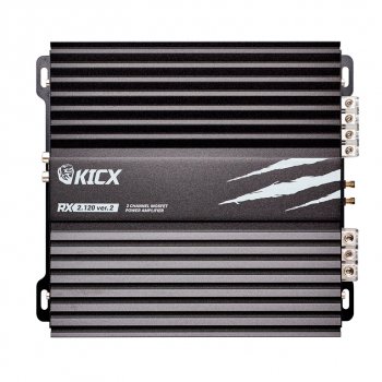 8 399 р. Усилитель автомобильный 2х120Вт KICX KICX rx 2.120  с доставкой в г. Вологда. Увеличить фотографию 2