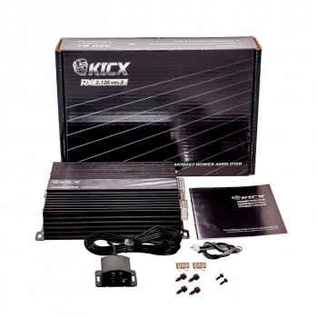 8 399 р. Усилитель автомобильный 2х120Вт KICX KICX rx 2.120  с доставкой в г. Вологда. Увеличить фотографию 7