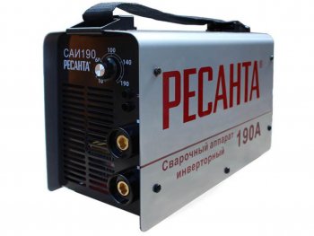 Аппарат сварочный 5.5кВт 10-190А d=2.0-5.0 140-260В инвертор компакт РЕСАНТА РЕСАНТА саи-190к