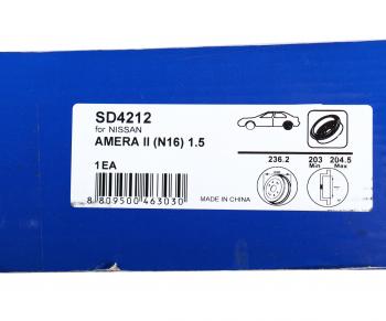 1 599 р. Барабан тормозной NISSAN Almera (N16) (00-) задний SANGSIN SANGSIN sd4212  с доставкой в г. Вологда. Увеличить фотографию 4