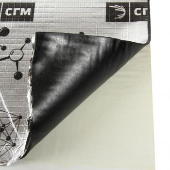 499 р. Шумоизоляция, вибропоглощение АлюМаст Base (М4Ф1) (0.5х0.7м) толщина 4мм Budget series SGM SGM sgm.bas.m4f1.05x070  с доставкой в г. Вологда. Увеличить фотографию 2