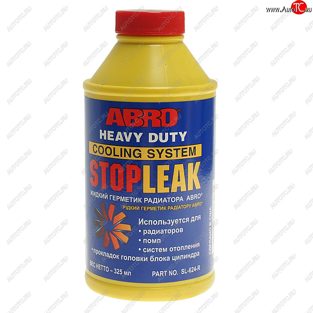 449 р. Герметик радиатора 325мл Stop Leak Liquid ABRO ABRO sl-624  с доставкой в г. Вологда