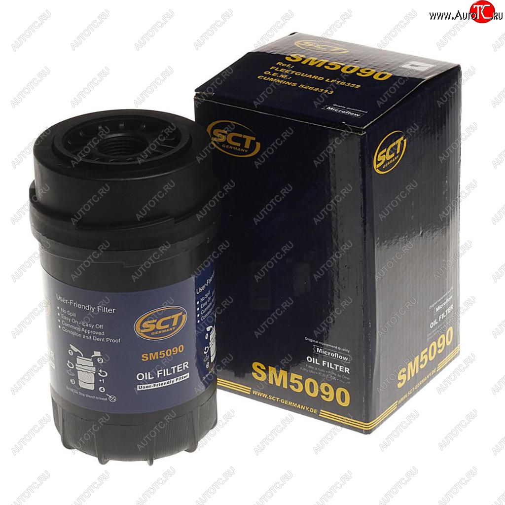 1 659 р. Фильтр масляный ГАЗ-3309,3310 (дв.CUMMINS ISF 3.8 D-245.7) SCT MANNOL MANNOL sm 5090  с доставкой в г. Вологда