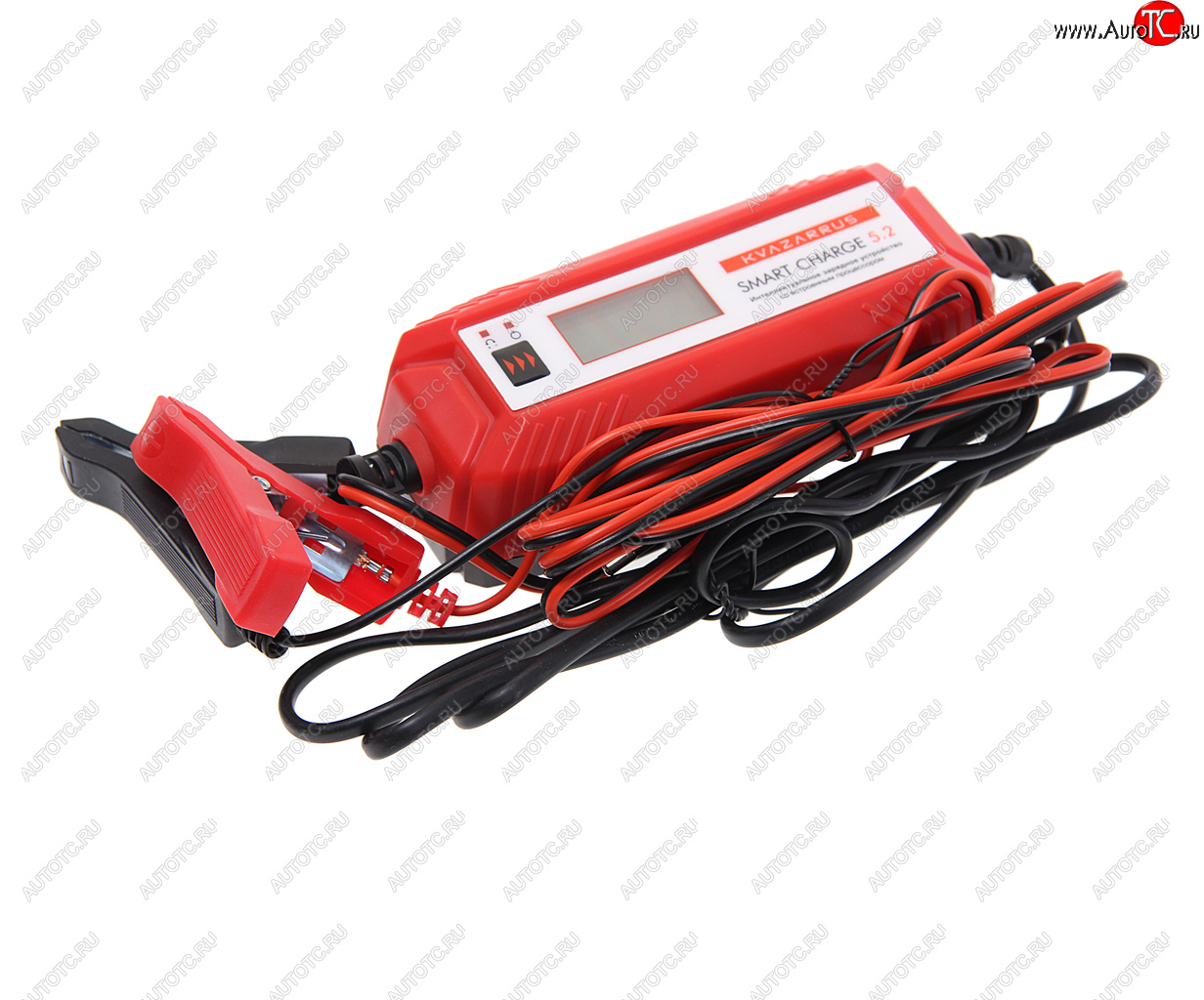 1 979 р. Устройство зарядное 6-12V 5А 120Ач 220V (автомат) Smart Charge KVAZARRUS KVAZARRUS smart charge 5.2  с доставкой в г. Вологда