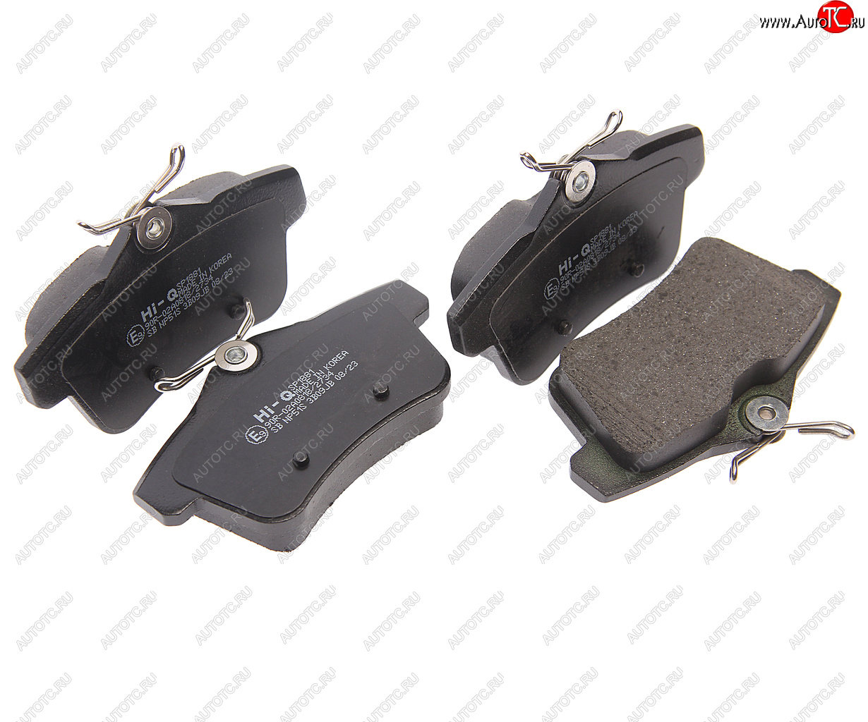 1 689 р. Колодки тормозные задние (4шт.) SANGSIN CITROEN C4 Grand Picasso (2006-2014)  с доставкой в г. Вологда