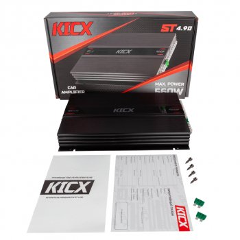9 599 р. Усилитель автомобильный 4х90Вт KICX KICX st 4.90  с доставкой в г. Вологда. Увеличить фотографию 5