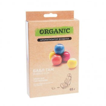Ароматизатор под сиденье органика (bubble gum) 65г AURAMI AURAMI std-23