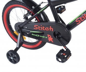 6 699 р. Велосипед 16 1-ск. (4-6 лет) черный STITCH STITCH t18b907-16 STITCH t18b907-16  с доставкой в г. Вологда. Увеличить фотографию 2