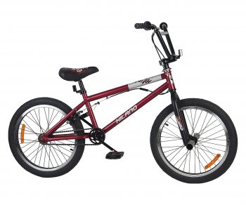 15 849 р. Велосипед 20 1-ск. BMX бордовый HILAND HILAND t21b603 b HILAND t21b603 b  с доставкой в г. Вологда. Увеличить фотографию 8