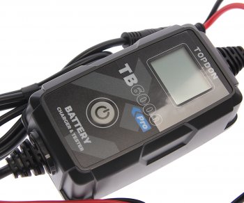 9 749 р. Устройство зарядное 6-12V 6А 240Ач (автомат) IP 65 со встроенным тестером АКБ TOPDON TOPDON tb6000pro  с доставкой в г. Вологда. Увеличить фотографию 2