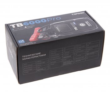 9 749 р. Устройство зарядное 6-12V 6А 240Ач (автомат) IP 65 со встроенным тестером АКБ TOPDON TOPDON tb6000pro  с доставкой в г. Вологда. Увеличить фотографию 3