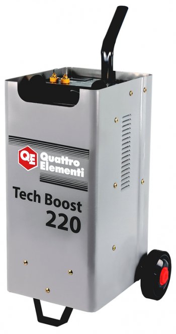 13 249 р. Устройство пуско-зарядное 12-24V30-300Ач200А передвижное QUATTRO ELEMENTI QUATTRO ELEMENTI tech boost 220  с доставкой в г. Вологда. Увеличить фотографию 5