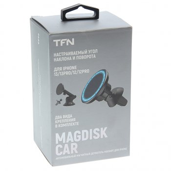 849 р. Держатель телефона на дефлектор магнитный TFN TFN tfn-hl-magdiskcar  с доставкой в г. Вологда. Увеличить фотографию 5