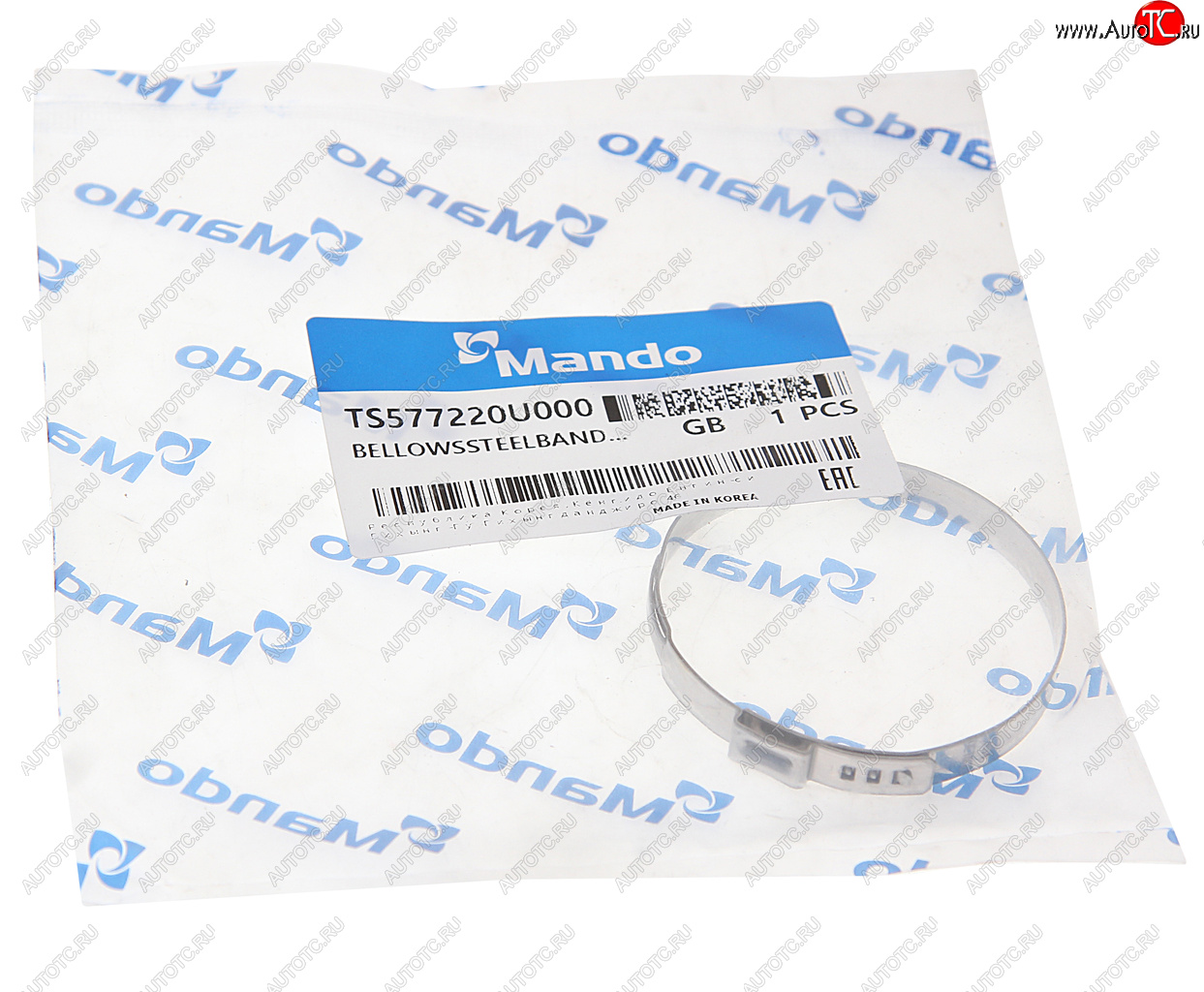 109 р. Хомут HYUNDAI Solaris пыльника рейки рулевой MANDO MANDO ts577220u000  с доставкой в г. Вологда