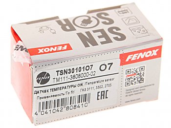 295 р. Датчик температуры ГАЗ,ЗИЛ,УАЗ охлаждающей жидкости FENOX FENOX tsn30101o7 FENOX tsn30101o7  с доставкой в г. Вологда. Увеличить фотографию 3