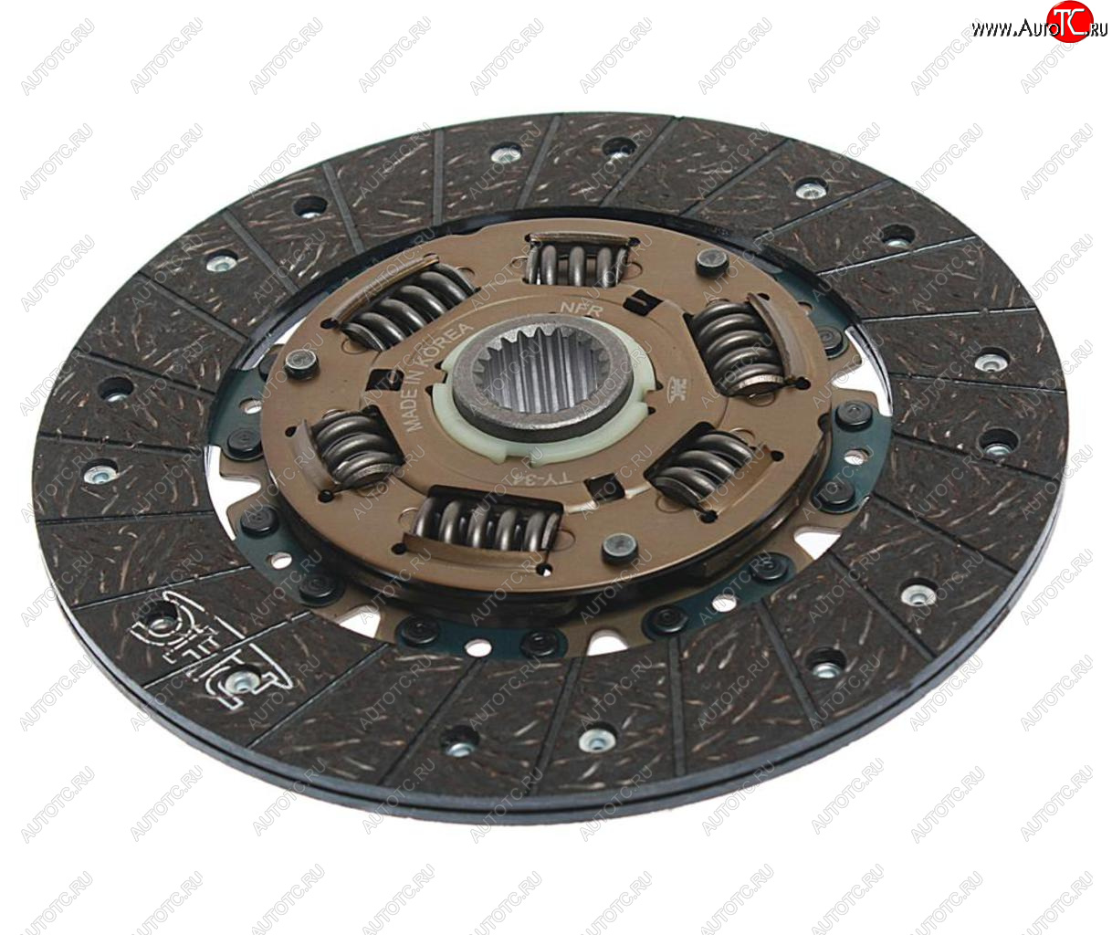 2 749 р. Диск сцепления TOYOTA Hilux (89-),Hiace (85-),Land Cruiser (84-) (2.2/2.4/2.7) (224мм) VALEO PHC VALEO PHC ty-34 VALEO PHC ty-34  с доставкой в г. Вологда